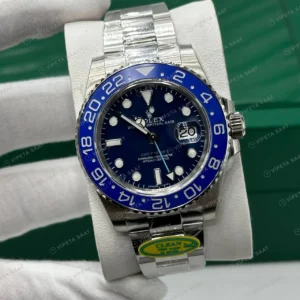 Rolex GMT-Master II 126710BLNR Batgirl Plastik Korumalı Jubilee Super Clone ETA Saat kapak