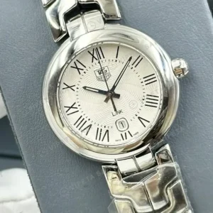 TAG Heuer Aquaracer Beyaz Kadran Çelik Lady Bileklik Super Clone ETA Saat kırp kapak