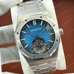 Audemars Piguet 26510ST Mavi Kadranlı Tourbillon Super Clone ETA Saat kırp kapak