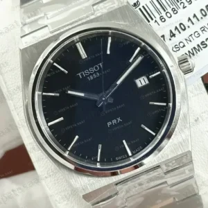 Tissot PRX Mavi Kadran Çelik Tarih Super Clone ETA Saat kırp kapak