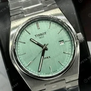 Tissot PRX Gümüş Çelik Arka Kapak Gece Super Clone ETA Saat kırp kapak