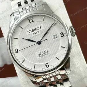 Tissot Le Locle Beyaz Kadran Çelik Roma Bileklik Super Clone ETA Saat kırp kapak
