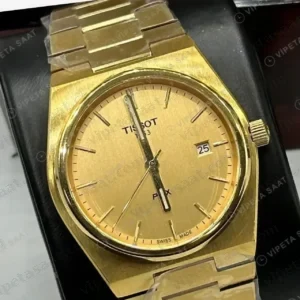 Tissot PRX Altın Kadran Çelik Super Clone ETA Saat kırp kapak
