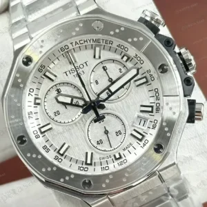 Tissot PRS 516 Gümüş Kronograf Çelik Super Clone ETA Saat kırp kapak