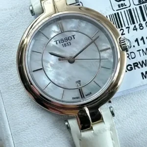 Tissot Lady Sedef Rose Kadran Deri Super Clone ETA Saat kırp kapak