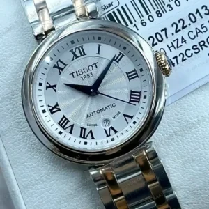Tissot Lady Gümüş Çift Renk Çelik Bileklik Super Clone ETA Saat kırp kapak