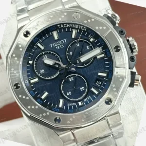 Tissot Seastar Mavi Kronograf Çelik Gündüz Super Clone ETA Saat kırp kapak