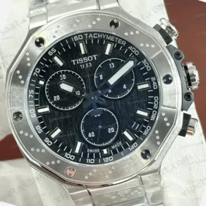 Tissot Chrono XL Mavi Kronograf Çelik Parlak Super Clone ETA Saat kırp kapak