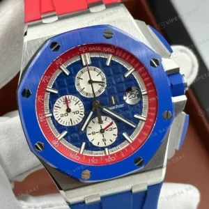 Audemars Piguet 26470ST Mavi Kadranlı Kronograf Kauçuk III Super Clone ETA Saat kırp kapak