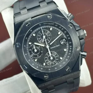 Audemars Piguet 26470ST Gri Kadranlı Kronograf Kauçuk II Super Clone ETA Saat kırp kapak