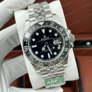 Rolex GMT-Master II 116710LN Siyah Cerachrom Plastik Korumalı Oyster Super Clone ETA Saat kapak