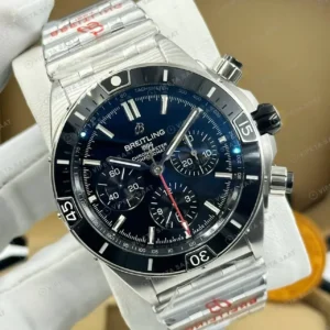 Breitling Superocean Heritage B01 42 mm Mavi Kronograf Çelik AB0156161C1S1 Super Clone ETA Saat kırp kapak