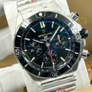 Breitling Superocean Heritage B01 42 mm Siyah Kronograf Çelik Parlak AB0156161B1S1 Paslanmaz Çelik 316L Super Clone ETA Saat kırp kapak