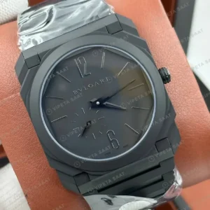 Bvlgari Octo Finissimo 40 mm 103297 Siyah Super Clone ETA Saat kırp kapak
