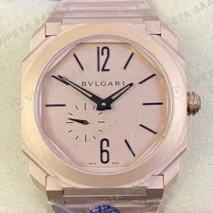 Bvlgari Octo Finissimo 40 mm 103297 Champagne Super Clone ETA Saat kırp kapak