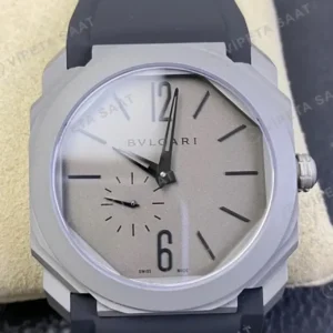 Bvlgari Octo Finissimo 40 mm 103297 Silver Super Clone ETA Saat kırp kapak