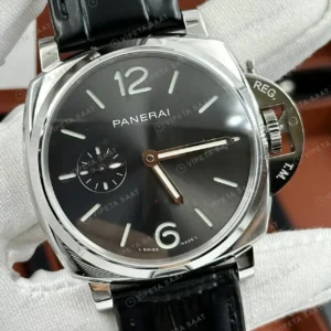 Panerai 45 mm PAM01294 Radiomir Gri Kadran Deri Kordon Super Clone ETA Saat kırp kapak