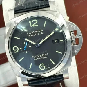 Panerai 44 mm PAM01312 Luminor Marina Siyah Kadran Deniz 2 Super Clone ETA Saat kırp kapak