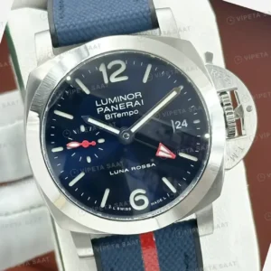 Panerai 44 mm PAM01314 Luminor Marina Mavi Kadran Gökyüzü Super Clone ETA Saat kırp kapak