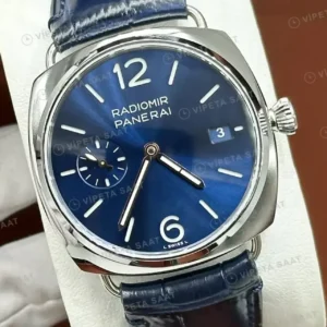 Panerai 44 mm PAM01314 Luminor Marina Mavi Kadran Klasik Super Clone ETA Saat kırp kapak