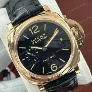 Panerai 47 mm PAM01074 Luminor Marina Bronzo Kahverengi Kadran Super Clone ETA Saat kırp kapak