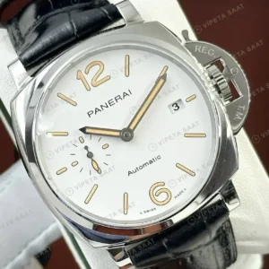Panerai 44 mm PAM01371 Luminor Marina Beyaz Kadran Zarif Super Clone ETA Saat kırp kapak