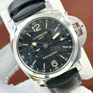 Panerai 44 mm PAM01312 Luminor Kronograf Siyah Kadran Super Clone ETA Saat kırp kapak