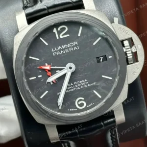 Panerai 44 mm PAM01312 Luminor Gri Kadran Super Clone ETA Saat kırp kapak