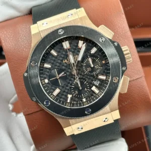 Hublot Big Bang Rose Seramik Skeleton Kronograf Super Clone ETA Saat kırp kapak