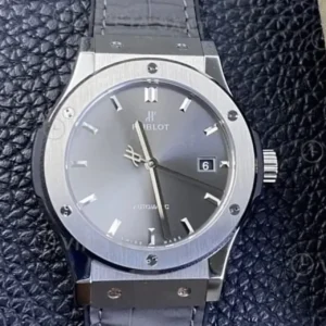 Hublot Classic Fusion Mavi Kadran Celik Kordon Super Clone ETA Saat kırp kapak