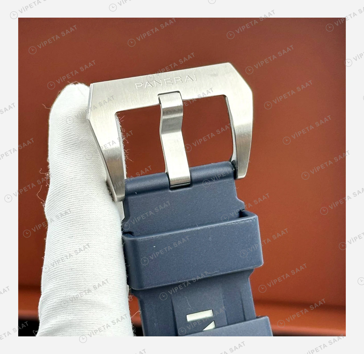 Panerai 42 mm PAM01222 Submersible Navi SEALS Titanyum Super Clone ETA Eta Saat detay 5