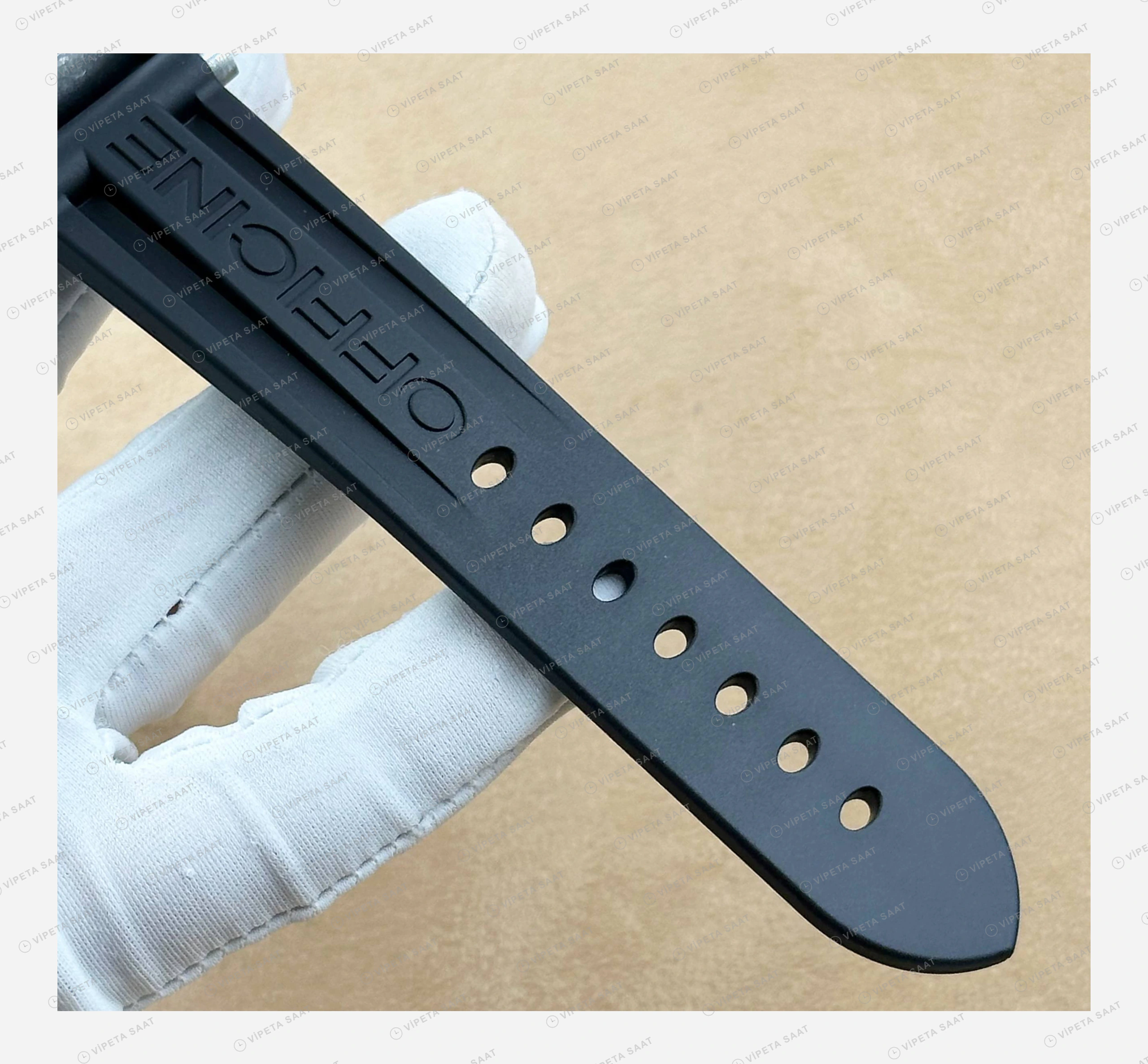 Panerai 44 mm PAM01226 Luminor Marina Yeşil Kadran Doğa 3 Super Clone ETA Eta Saat karşıdan görünüm