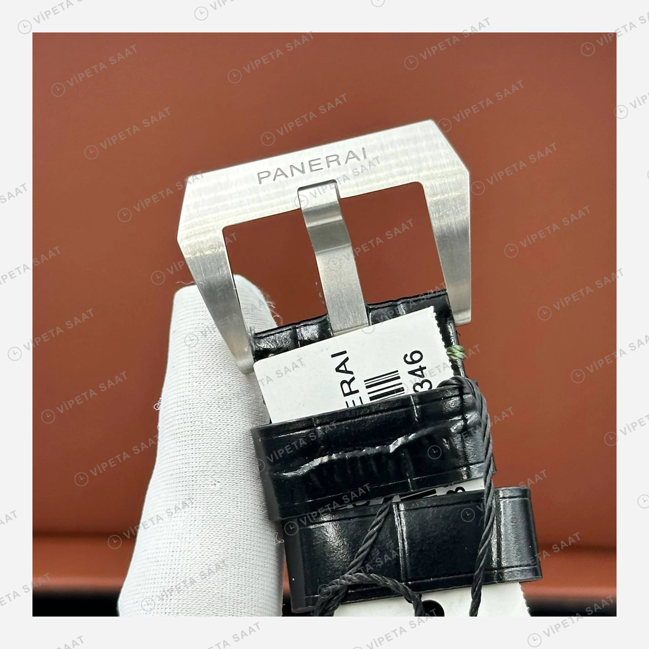 Panerai 44 mm PAM01226 Luminor Marina Yeşil Kadran Doğa Super Clone ETA Eta Saat detay 5