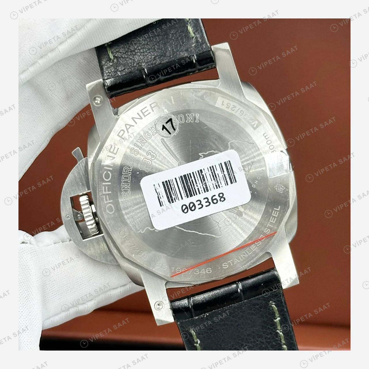 Panerai 44 mm PAM01226 Luminor Marina Yeşil Kadran Doğa Super Clone ETA Eta Saat detay 6