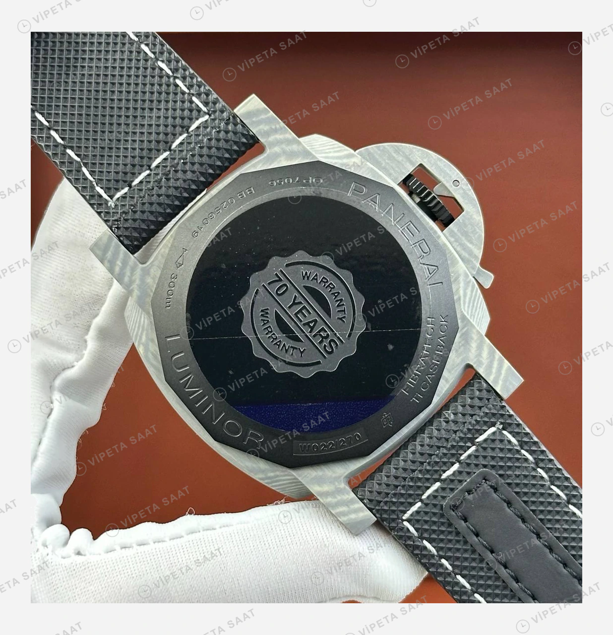 Panerai 44 mm PAM01226 Luminor Marina Yeşil Kadran Super Clone ETA Eta Saat karşıdan görünüm
