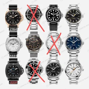 Panerai 44 mm PAM01312 Katalog Görseli Super Clone ETA Eta Saat karşıdan görünüm