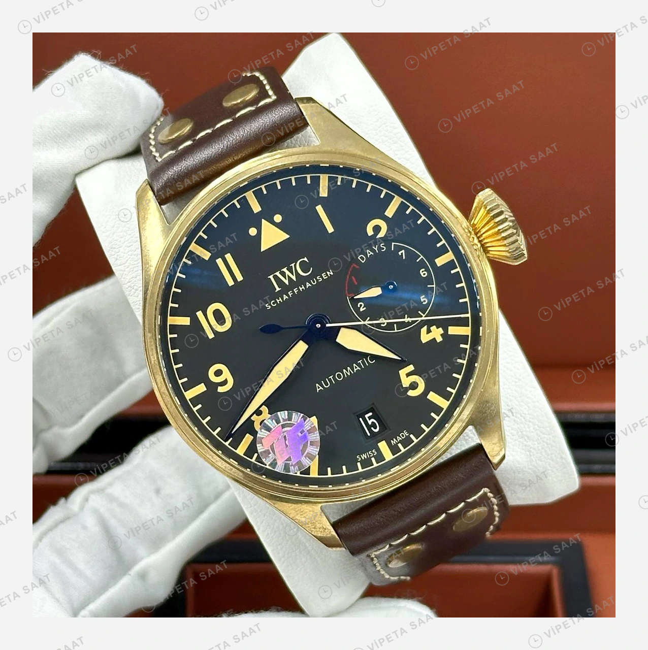 Panerai 44 mm PAM01312 KONTROL IWC Olabilir Kadran Super Clone ETA Eta Saat detay 6