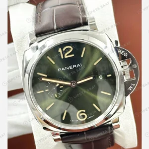 Panerai 44 mm PAM01312 Luminor Marina Kahverengi Kadran Deri Super Clone ETA Eta Saat karşıdan görünüm