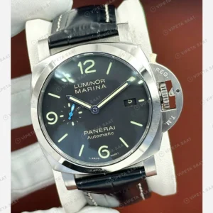 Panerai 44 mm PAM01312 Luminor Marina Siyah Kadran Deniz 2 Super Clone ETA Eta Saat karşıdan görünüm