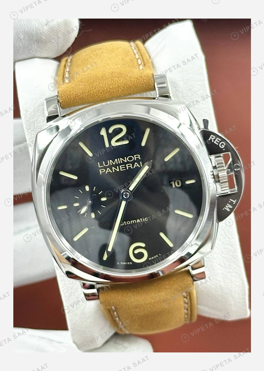 Panerai 44 mm PAM01312 Luminor Marina Siyah Kadran Deniz 3 Super Clone ETA Eta Saat detay 5