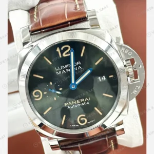 Panerai 44 mm PAM01312 Luminor Marina Siyah Kadran Şık 2 Super Clone ETA Eta Saat karşıdan görünüm