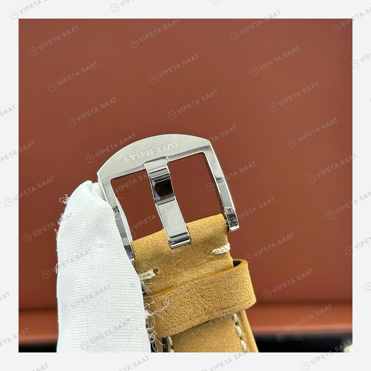 Panerai 44 mm PAM01312 Luminor Marina Siyah Kadran Usta 3 Super Clone ETA Eta Saat detay 5