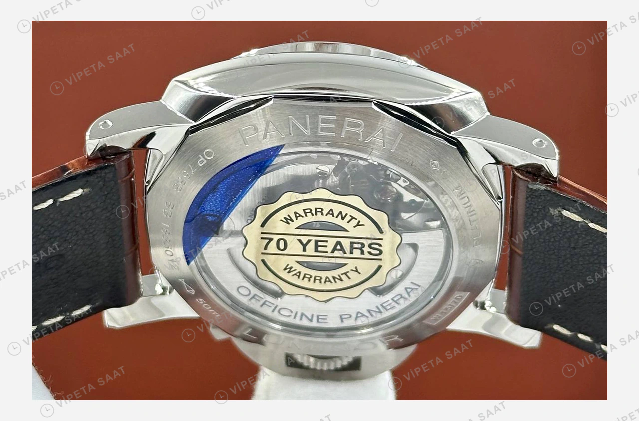Panerai 44 mm PAM01312 Luminor Marina Siyah Kadran Zarif Super Clone ETA Eta Saat detay 4
