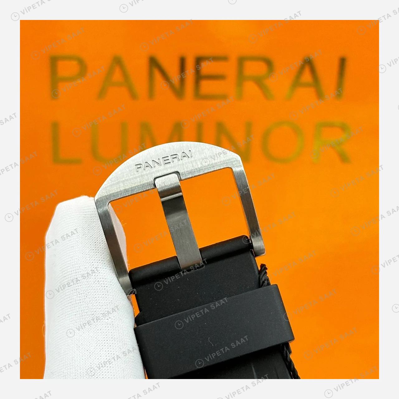 Panerai 44 mm PAM01312 Luminor Siyah Kadran Klasik Super Clone ETA Eta Saat detay 4
