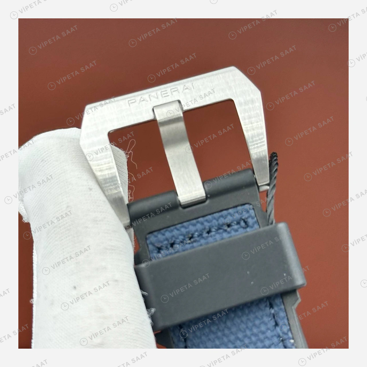 Panerai 44 mm PAM01314 Luminor Marina Mavi Kadran Gökyüzü Super Clone ETA Eta Saat detay 4