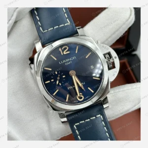 Panerai 44 mm PAM01314 Luminor Marina Mavi Kadran Super Clone ETA Eta Saat karşıdan görünüm