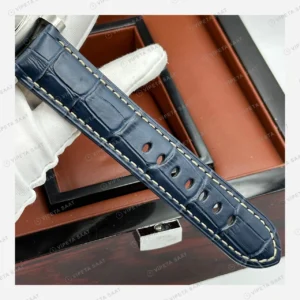 Panerai 44 mm PAM01314 Luminor Mavi Kadran Deri Klasik Super Clone ETA Eta Saat karşıdan görünüm