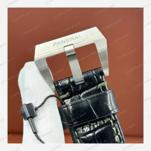 Panerai 44 mm PAM01361 Luminor GMT Yeşil Kadran Klasik Super Clone ETA Eta Saat karşıdan görünüm
