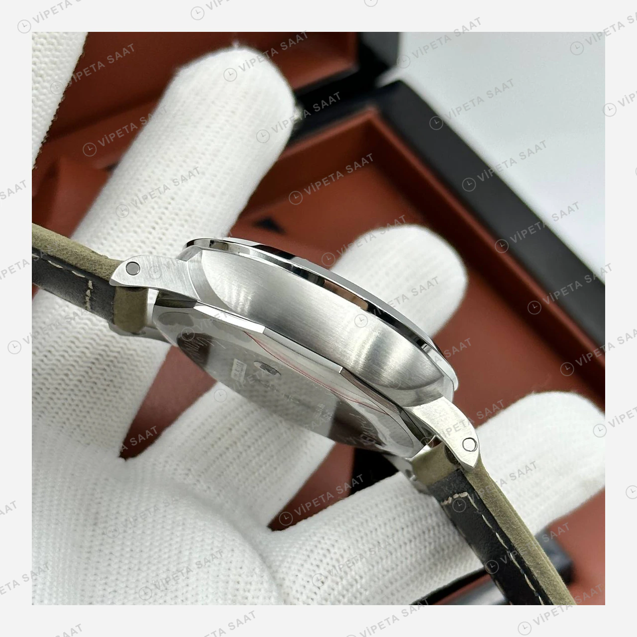 Panerai 44 mm PAM01371 Luminor Marina Beyaz Kadran Super Clone ETA Eta Saat detay 5