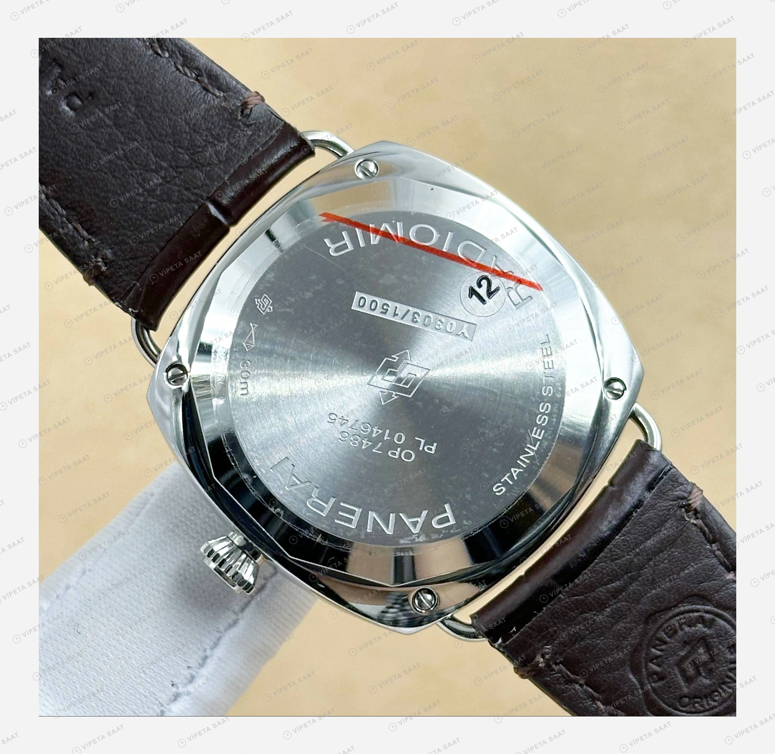Panerai 45 mm PAM01294 Radiomir Beyaz Kadran Super Clone ETA Eta Saat detay 7